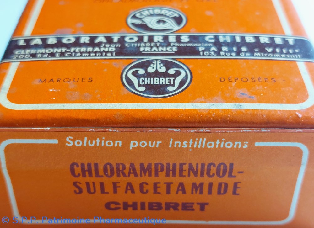 CHLORAMPHÉNICOL SULFACETAMIDE 10 ml - CHIBRET science pharmacie chloramphenicol sulfacetamide 10 ml chibret