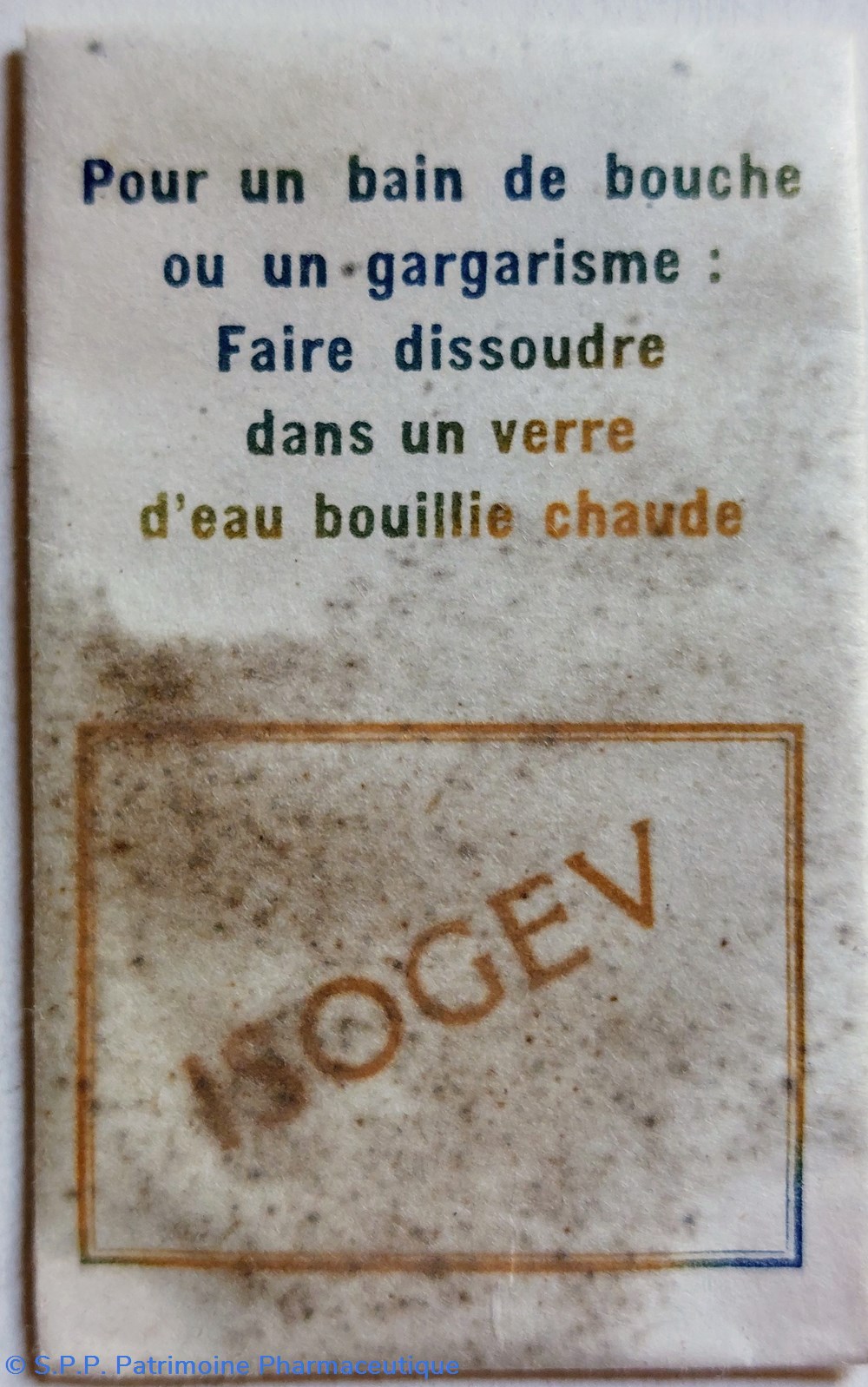 science pharmacie isogev bains de bouche gargarismes sachets