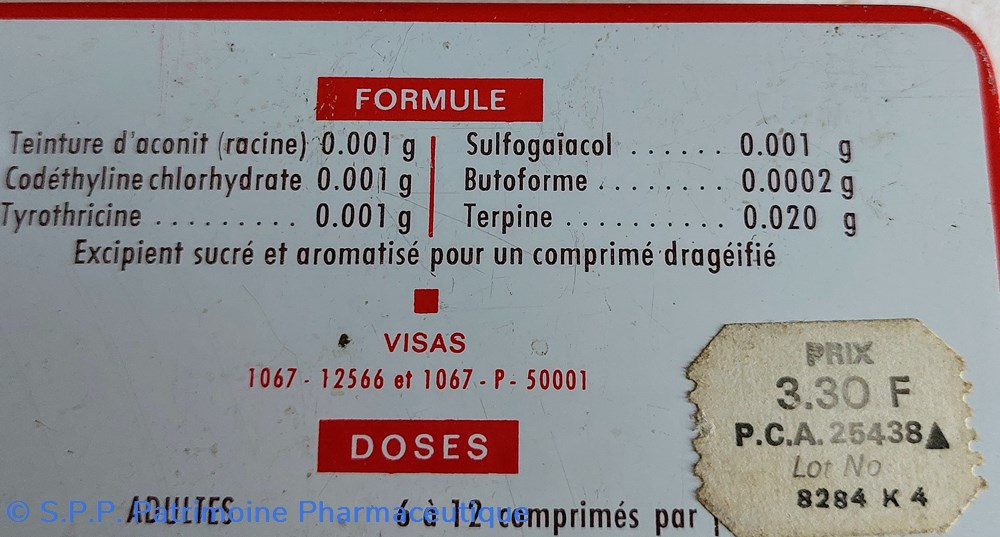 science pectotussyl a la tyrothricine comprimes drageifies