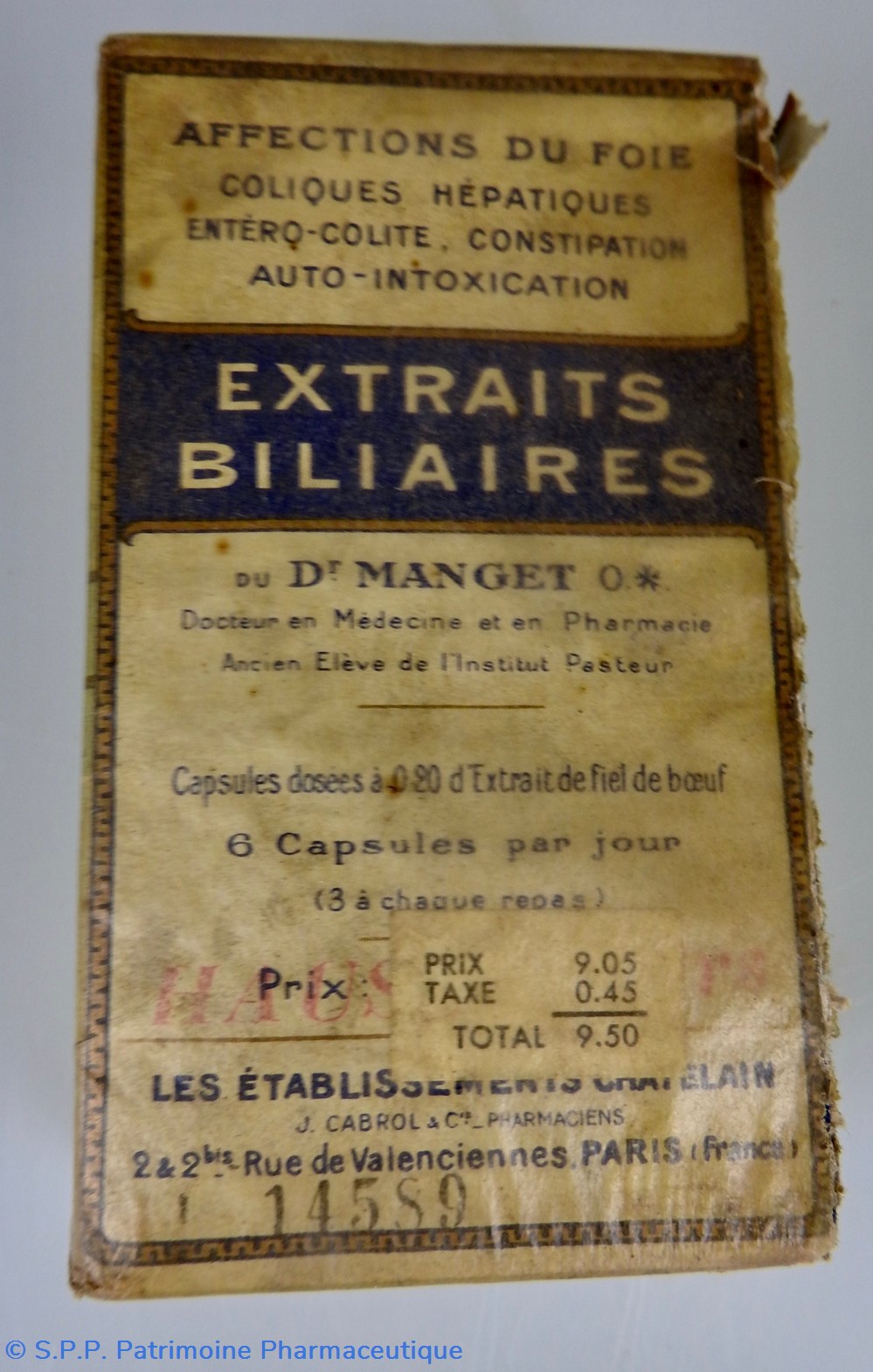 science pharmacie extraits biliaires du dr manget o