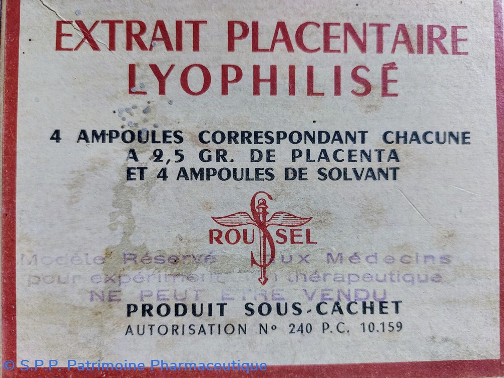 science pharmacie extrait placentaire lyophilise 4 ampoules