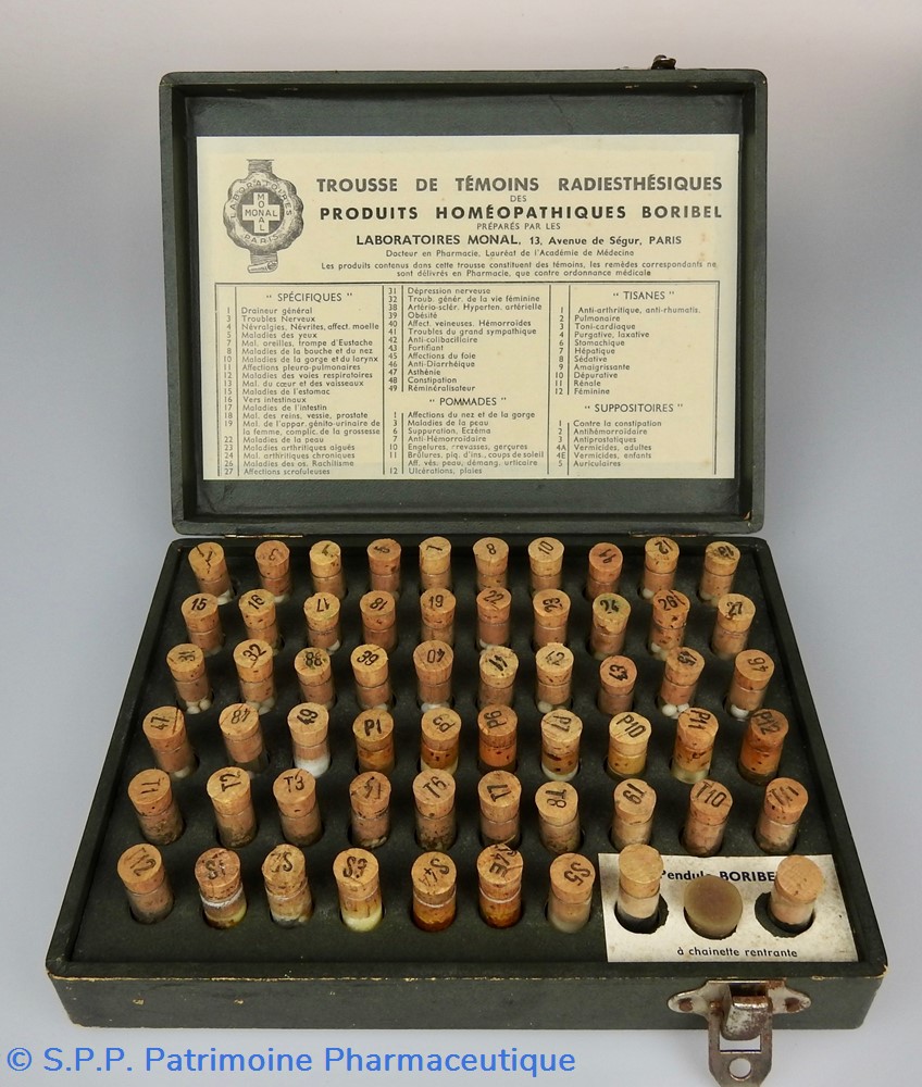 science pharmacie boribel trousse radiesthesique