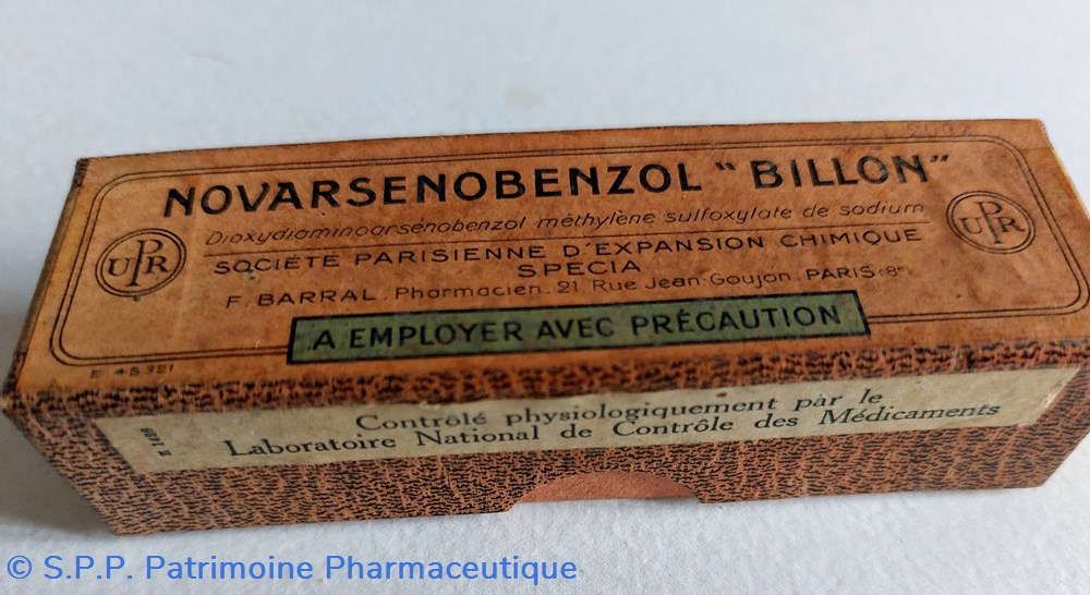 NOVARSENOBENZOL ", BILLON" 2 science novarsenobenzol billon
