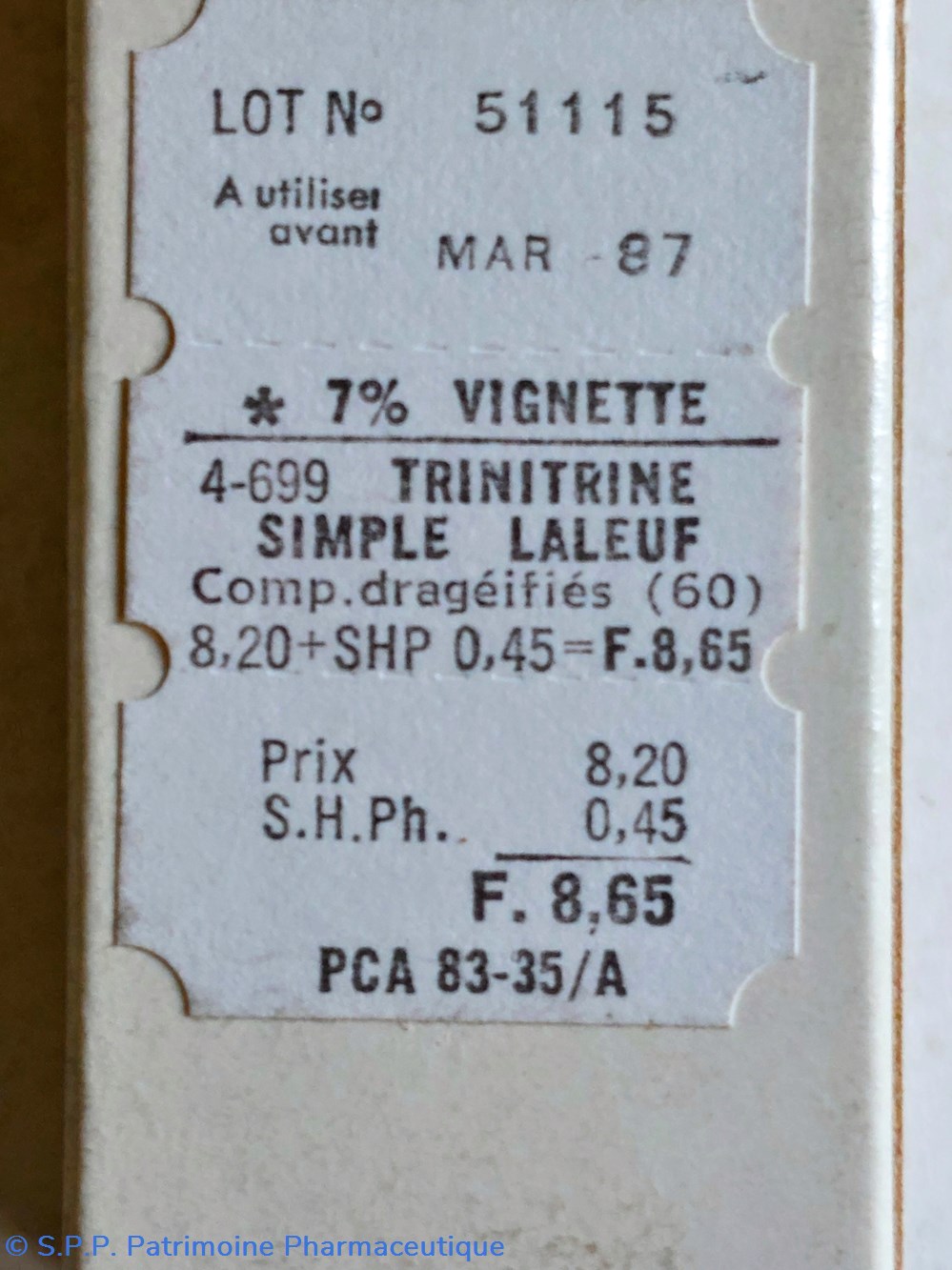 TRINITRINE SIMPLE LALEUF 60 Dragées 2 science trinitrine simple laleuf 60 dragees
