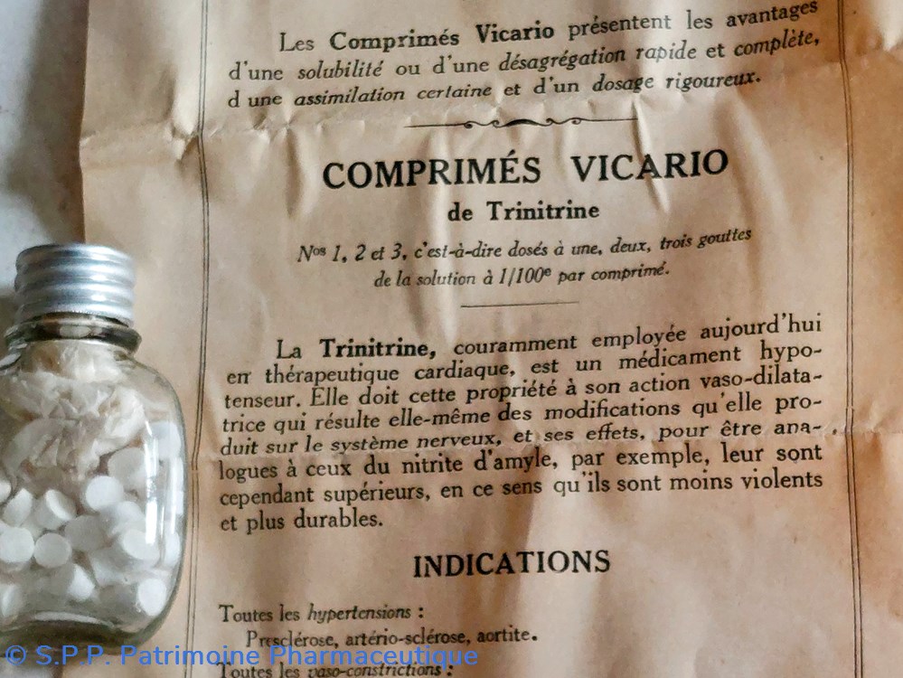 TRINITRINE Comprimés solubles VICARIO 7 science pharmacie trinitrine comprimes solubles vicario