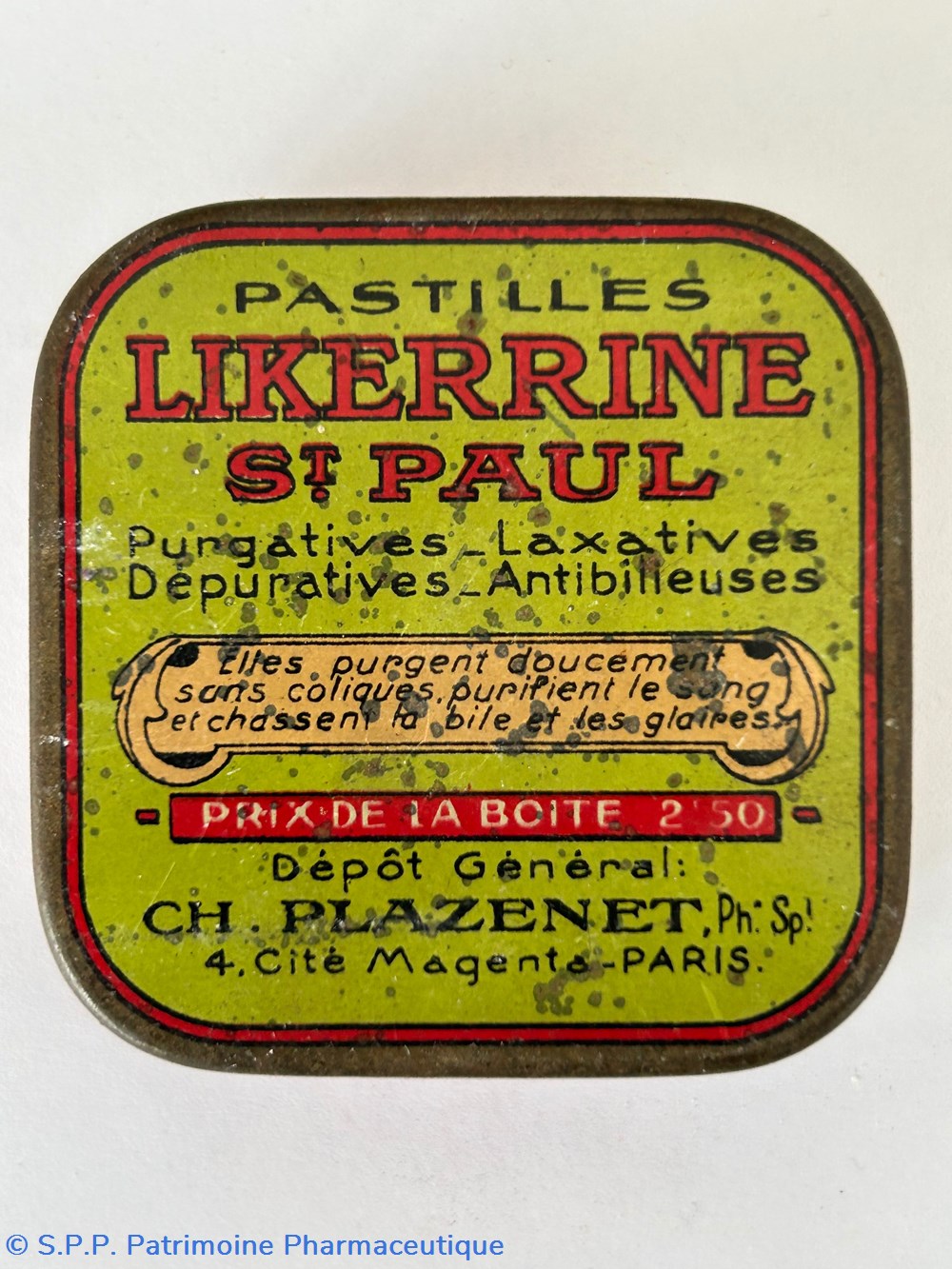 LIKERRINE St Paul Pastilles science pharmacie likerrine st paul pastilles