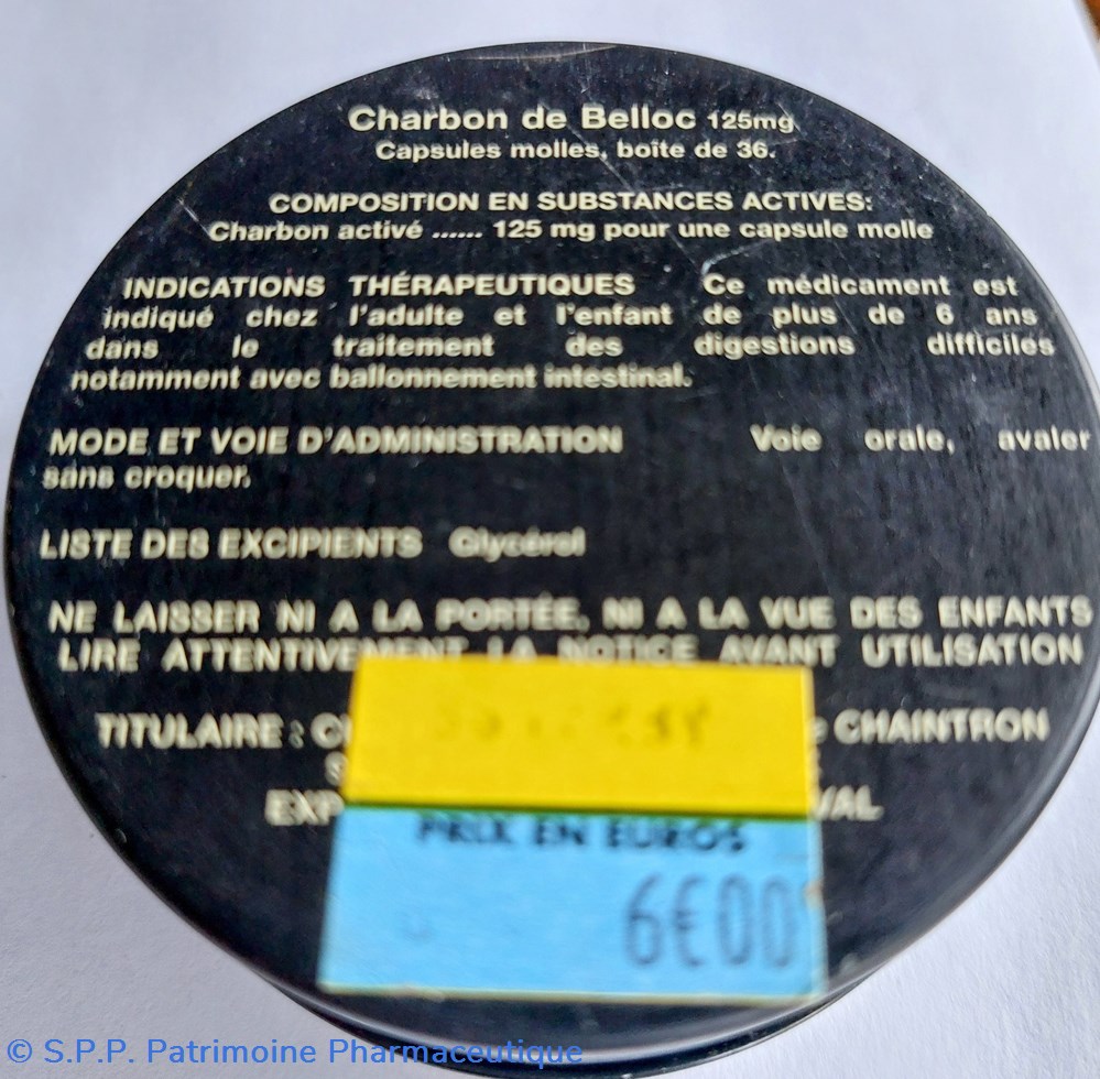 science pharmacie charbon de belloc 125 mg 36 capsules