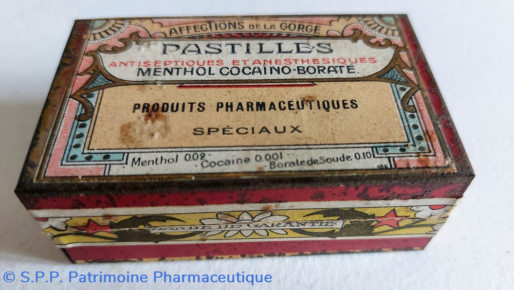 PASTILLES MENTHOL COCAÏNO BORATE 4 science pastilles menthol cocaino borate