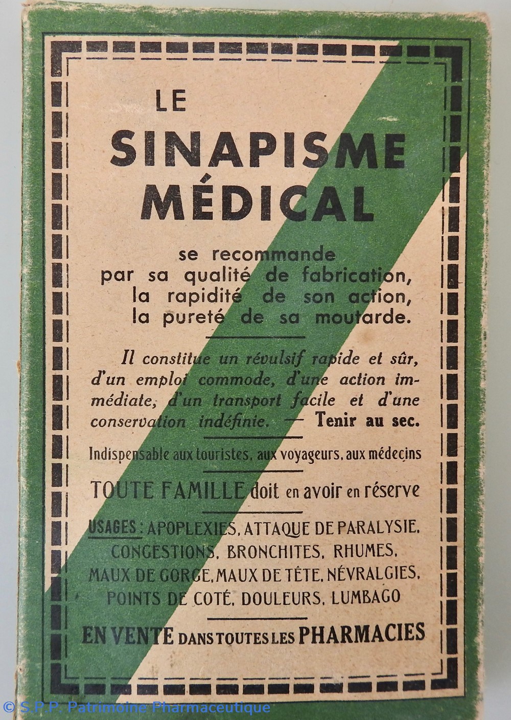 Le SINAPISME Médical 2 science pharmacie le sinapisme medical