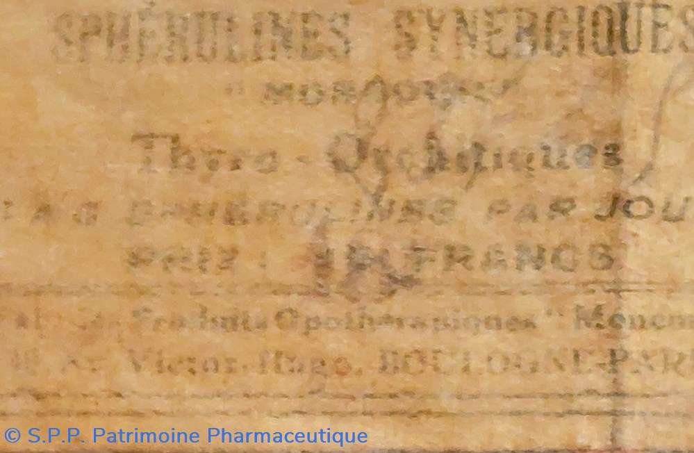 science pharmacie spherulines synergiques moncour