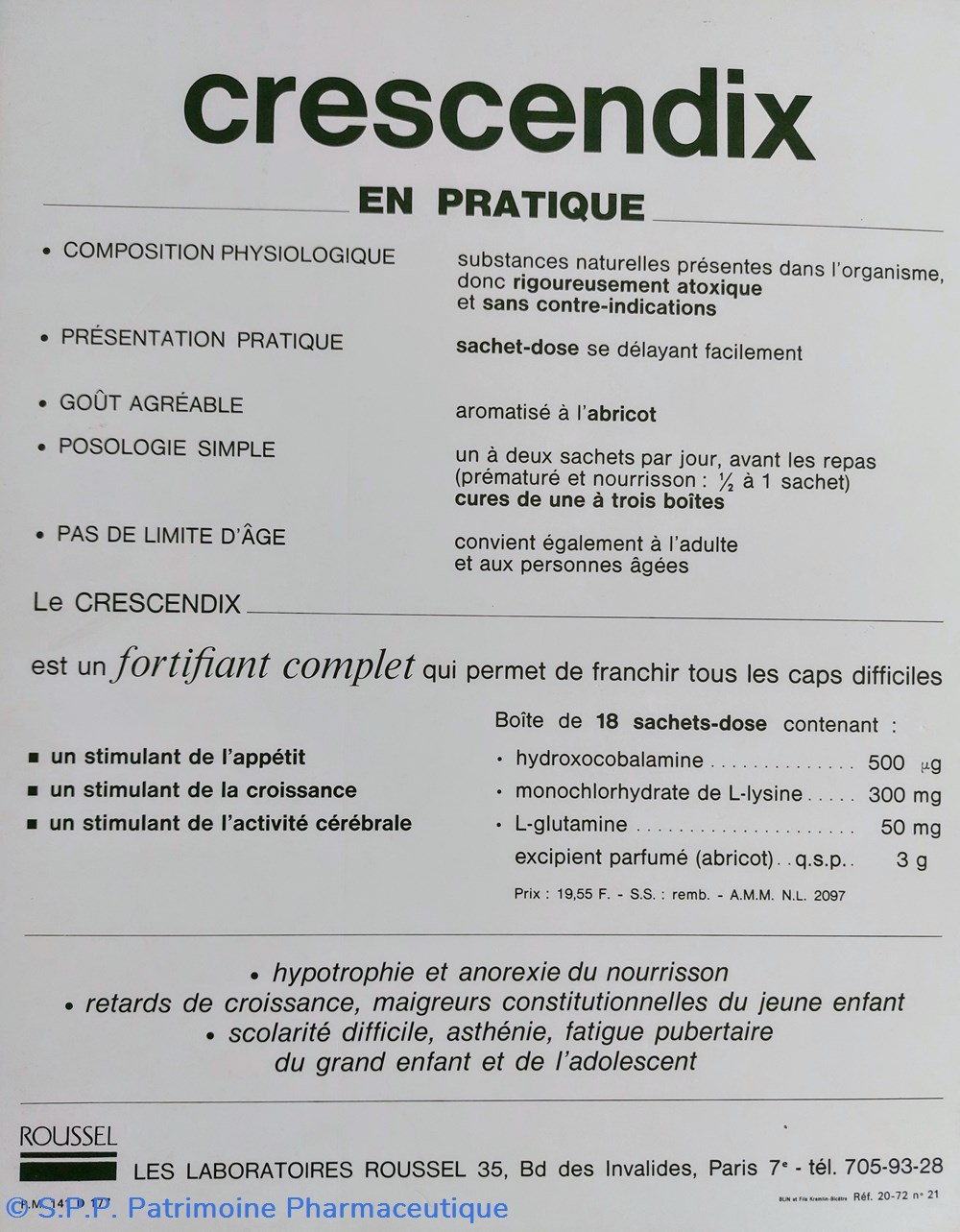 science la pharmacie portugaise lab roussel n21