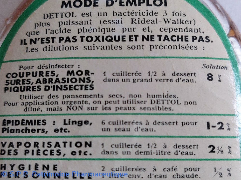 science pharmacie dettol bactericide a diluer