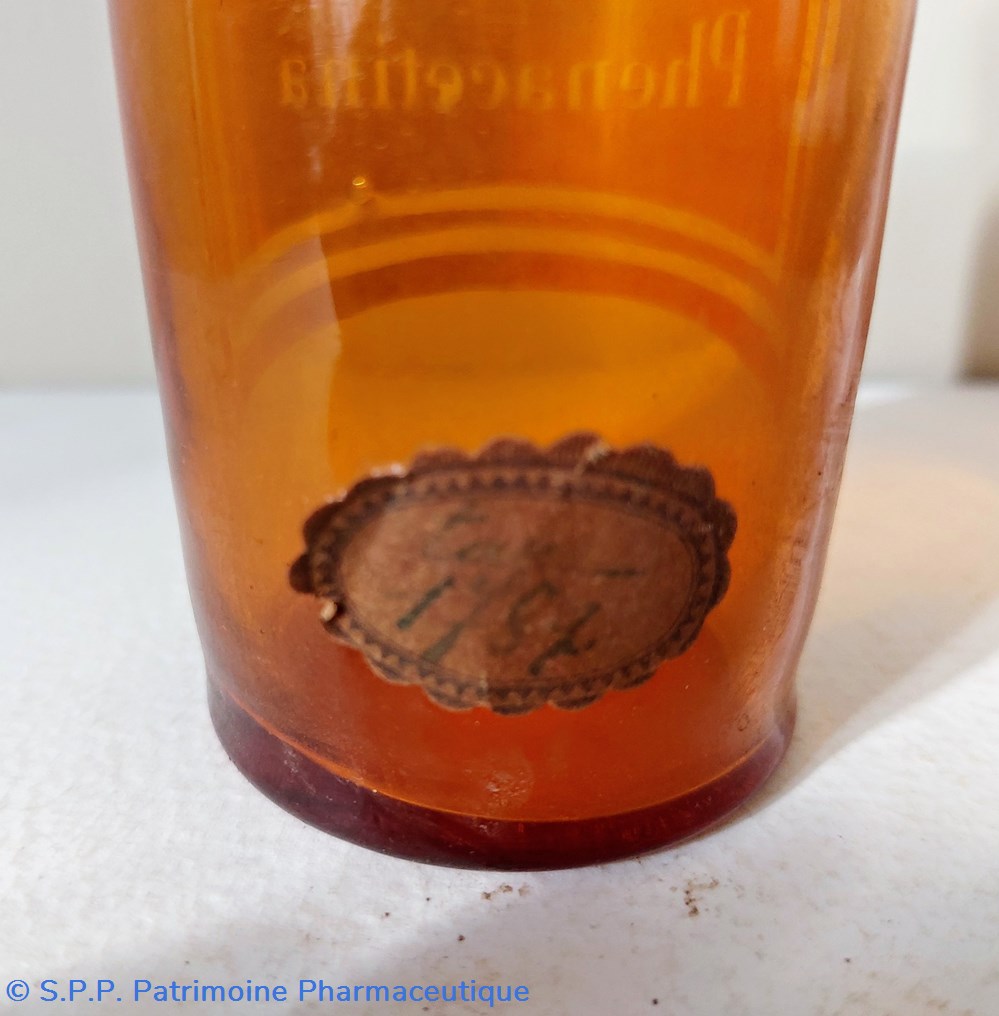 Phenacetina / Flacon verre ambré 11.5 cm 3 science pharmacie phenacetina flacon verre ambre 11 5 cm