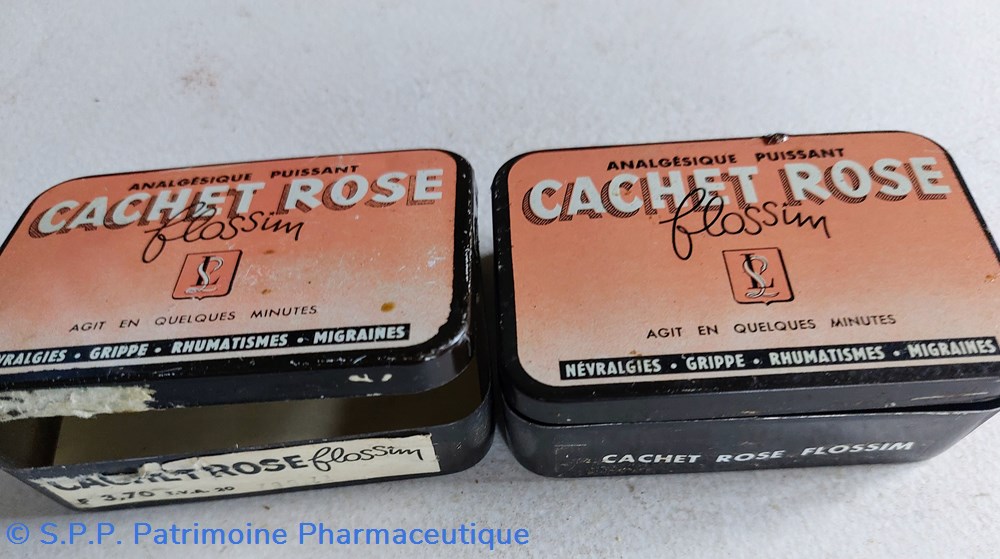 CACHET ROSE FLOSSIM Analgésique 8 science pharmacie cachet rose flossim analgesique