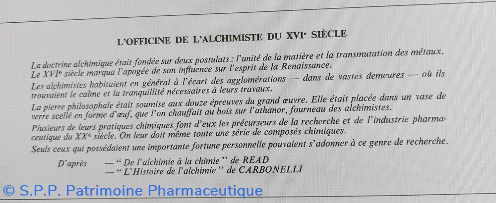L'OFFICINE de l' Alchimiste du XVI Lab ROUSSEL n7 2 science pharmacie l officine de alchimiste du xvi lab roussel n7