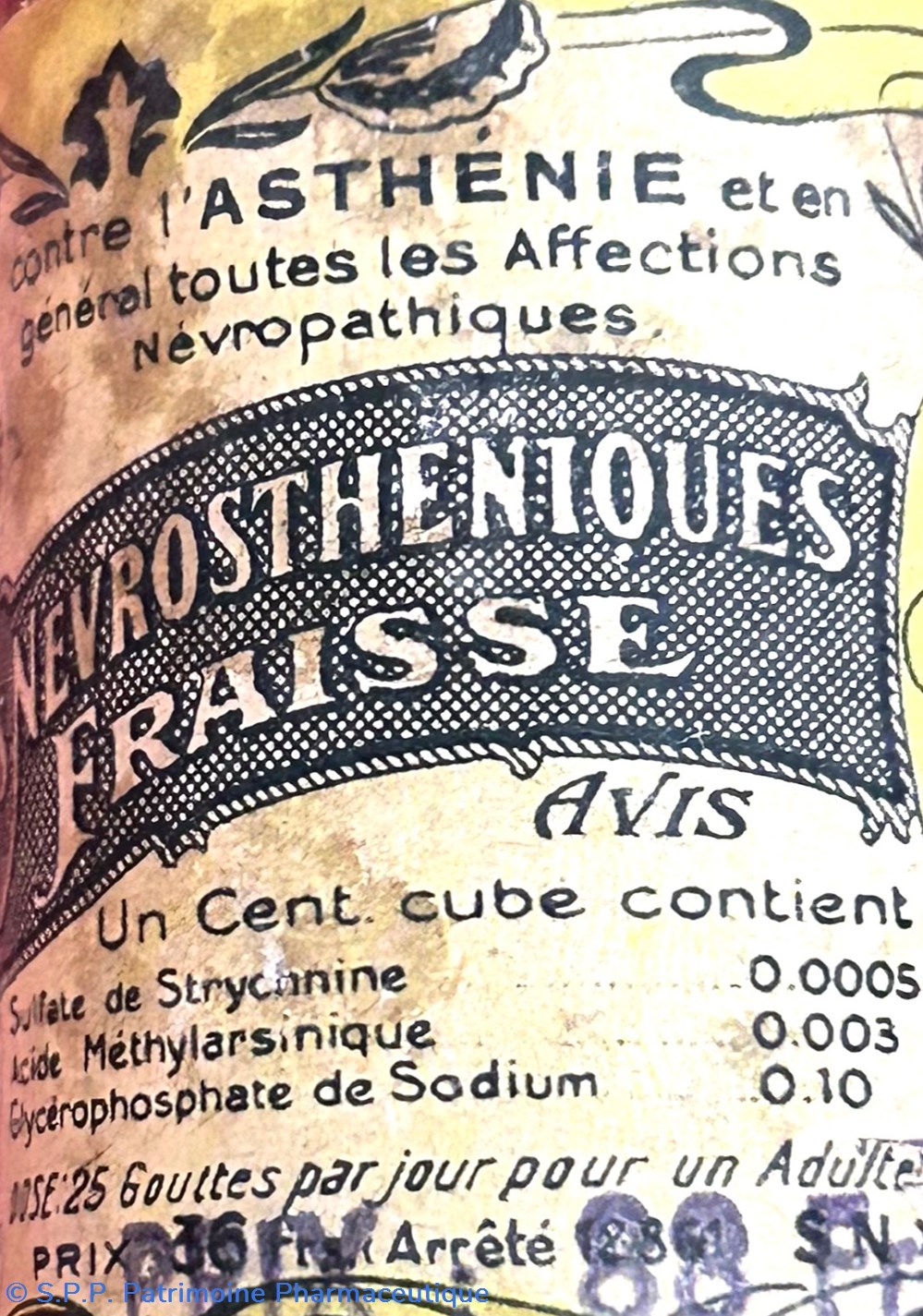 GOUTTES NEVROSTHÉNIQUES Fraisse 6 science pharmacie gouttes nevrostheniques fraisse