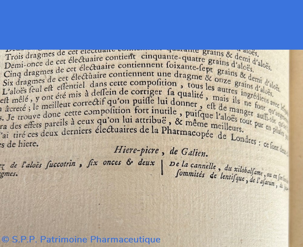 Pot de Pharmacie droit Elect. Hier : Picr. 6 science pot de pharmacie droit elect hier picr