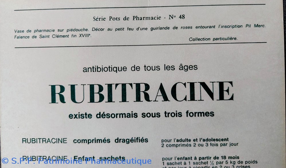 ROUSSEL N°48 Vase de Pharmacie - St Clément XVIII 3 objets publicitaires roussel n 48 vase de pharmacie st clement xviii