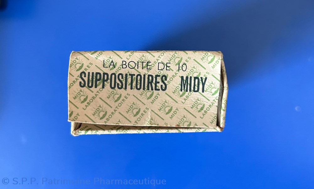 SUPPOSITOIRES MIDY Adréno-Styptiques 3 science pharmacie suppositoires midy adreno styptiques
