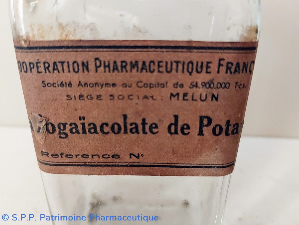 Sulfogaiacolate de Potasse 2 science pharmacie sulfogaiacolate de potasse