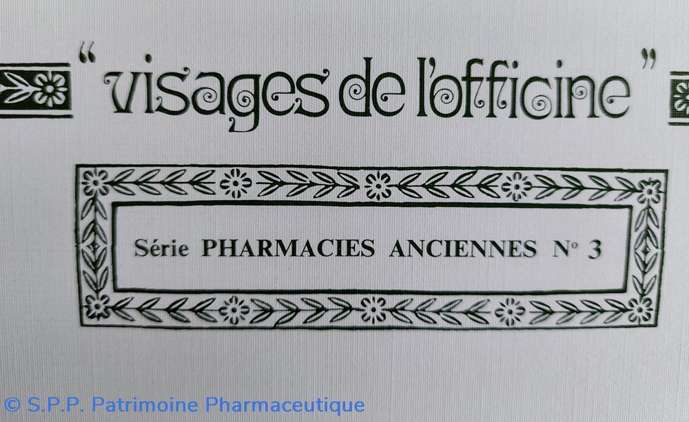 Pharmacie du XVI siècle / Lab ROUSSEL n3 3 science pharmacie du xvi siecle lab roussel n3