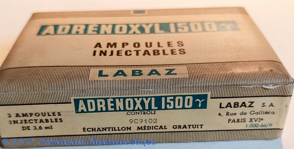 science pharmacie adrenoxyl 1500 3 ampoules labaz