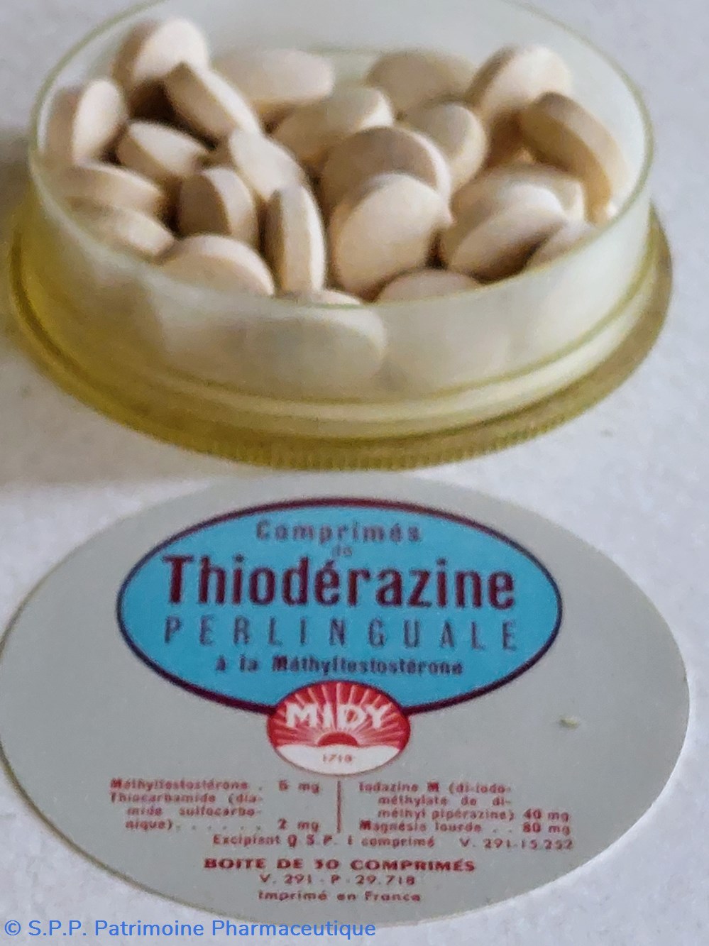 THIODÉRAZINE Perlinguale / Comprimés MIDY 5 science pharmacie thioderazine perlinguale comprimes midy