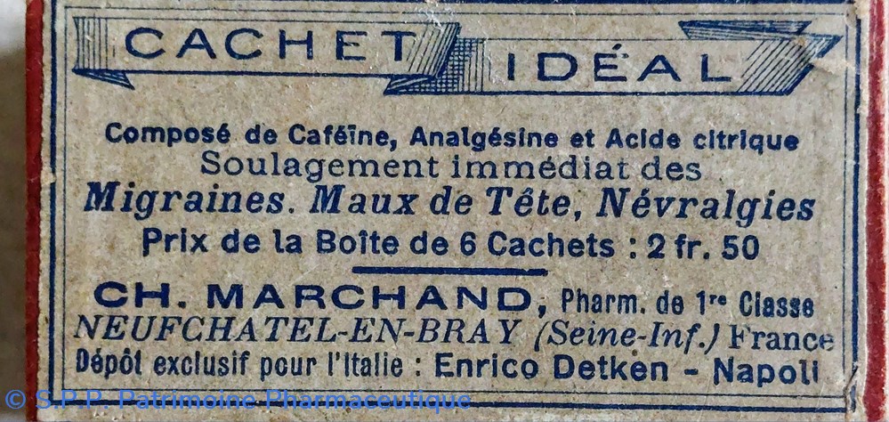CACHET IDÉAL Ch Marchand science pharmacie cachet ideal ch marchand