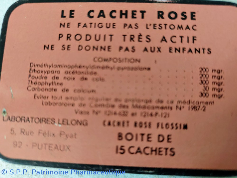 CACHET ROSE FLOSSIM/ 15 Cachets Lab Lelong 5 science pharmacie cachet rose flossim 15 cachets lab lelong