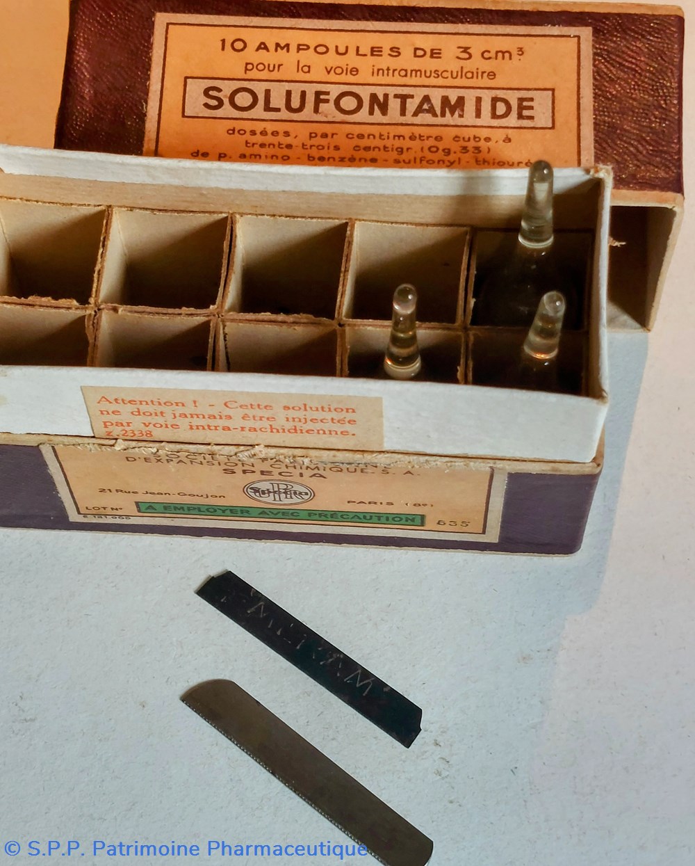 SOLUFONTAMIDE 10 ampoules 3 cm3 4 science pharmacie solufontamide 10 ampoules 3 cm3