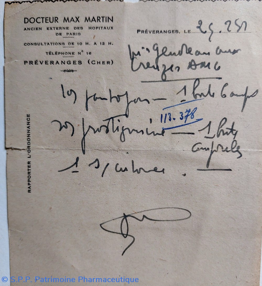 documents anciens ordonnances 1958 a 1979 preveranges cher