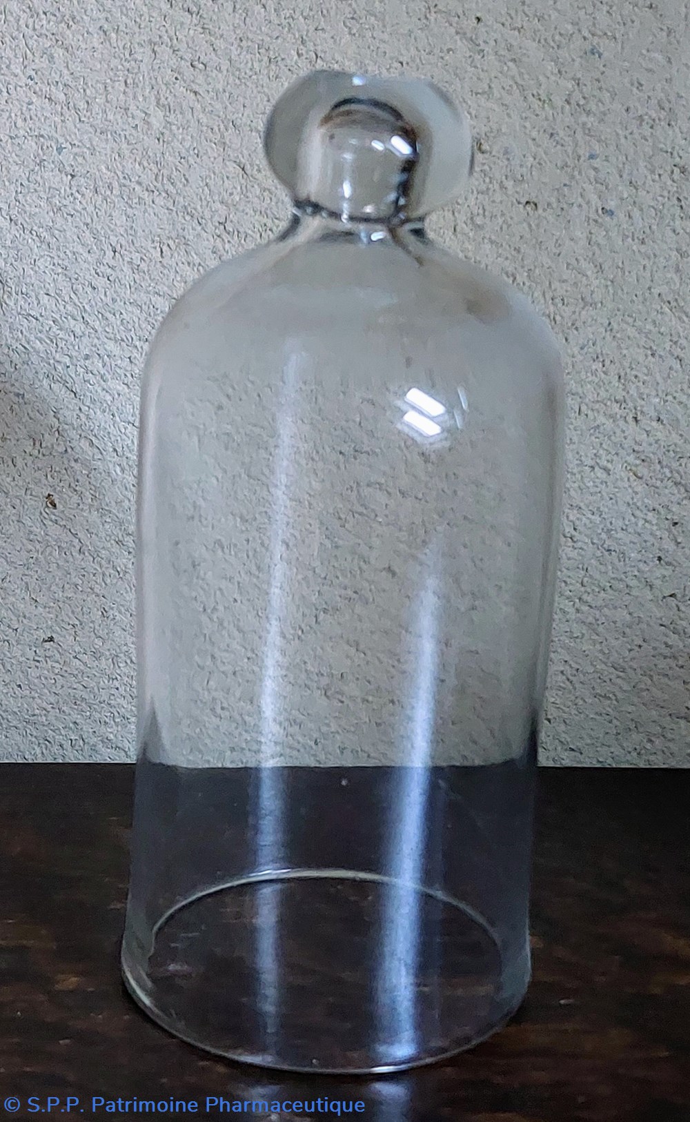 science pharmacie cloche en verre hauteur 18 5 cm