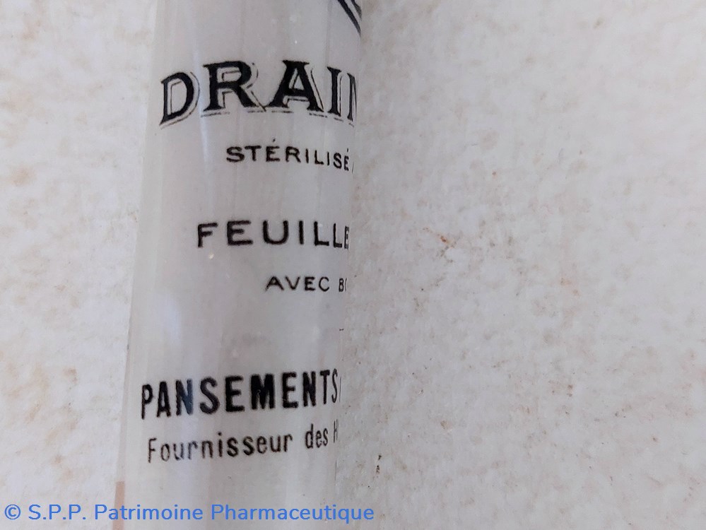 DRAIN aseptique TUTO à bouts lissés 3 science pharmacie drain aseptique tuto a bouts lisses