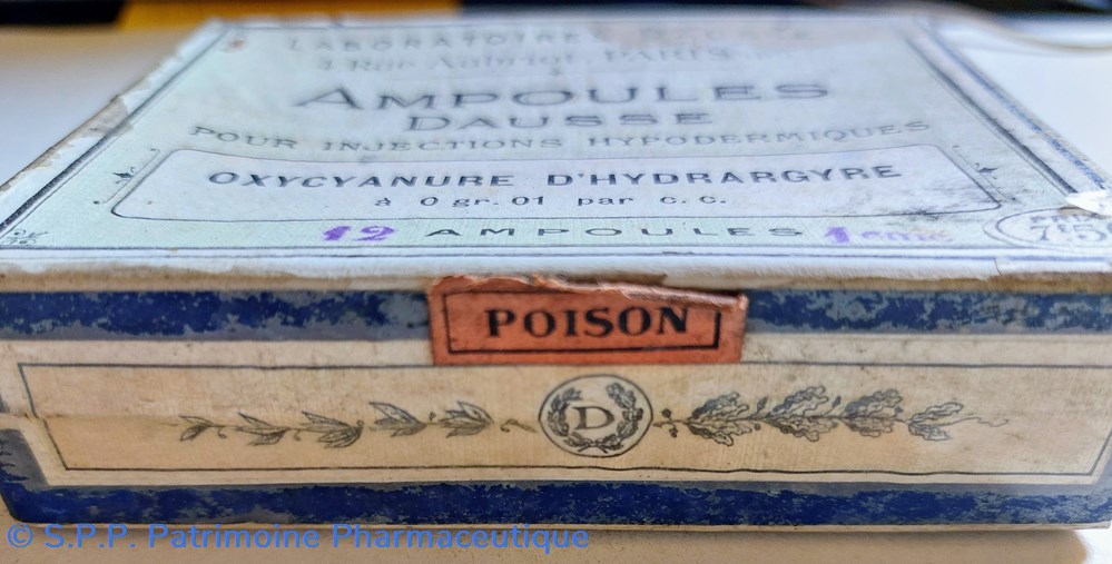 science pharmacie oxycyanure hydrargyre 12 ampoules dausse