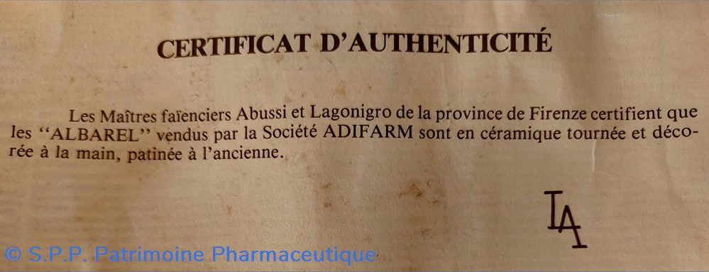 science pharmacie albarello abussi et lagonigro aloe