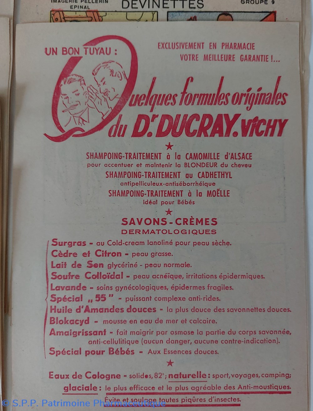Devinettes Dr Ducray Vichy 5 objets publicitaires devinettes dr ducray vichy