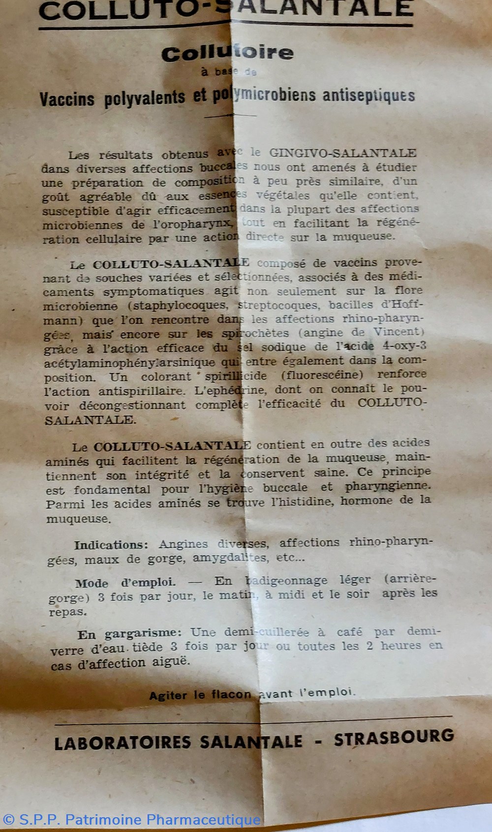 science pharmacie colluto salantale flacon de 32 g