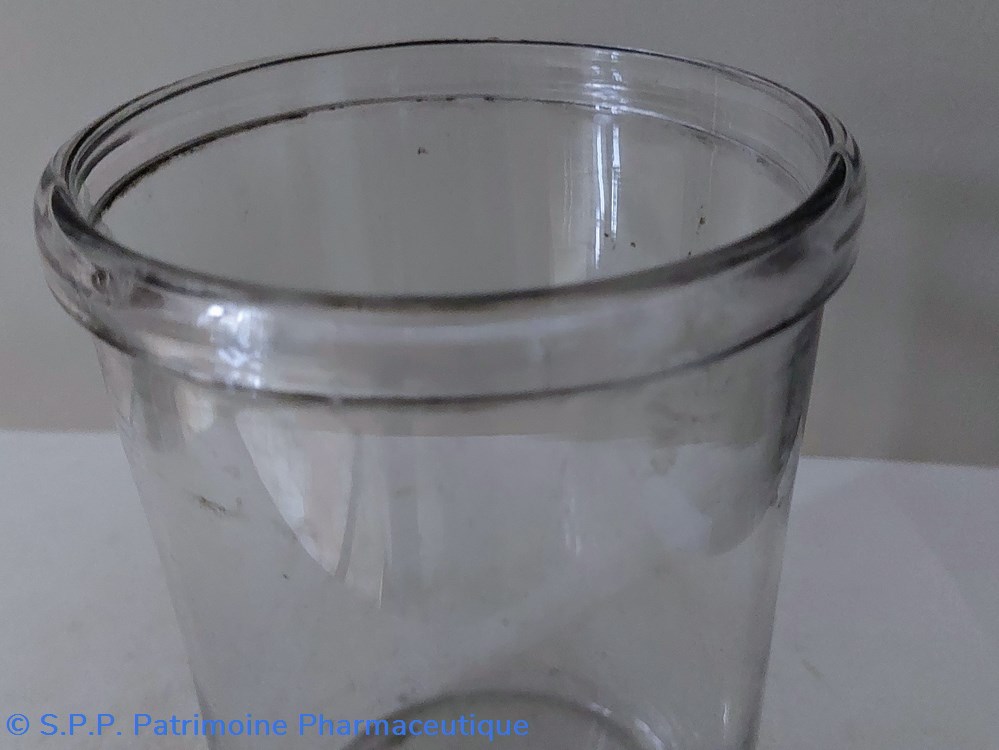 17 Bocal cylindrique en verre blanc 5 science pharmacie 17 bocal cylindrique en verre blanc