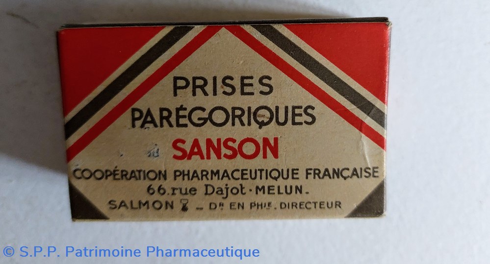 PRISES PARÉGORIQUES SANSON 6 science prises paregoriques sanson