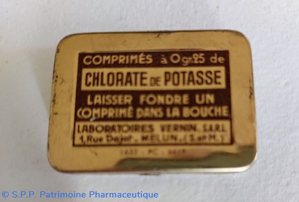 CHLORATE DE POTASSE ( Comprimés) science chlorate de potasse comprimes