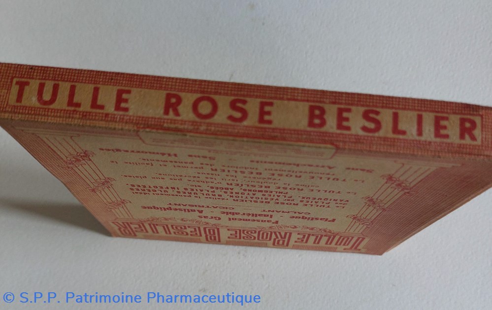 science tulle rose beslier pansement gras