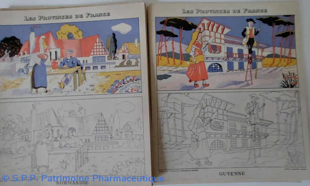 objets publicitaires fiches de provinces a colorier aspirine