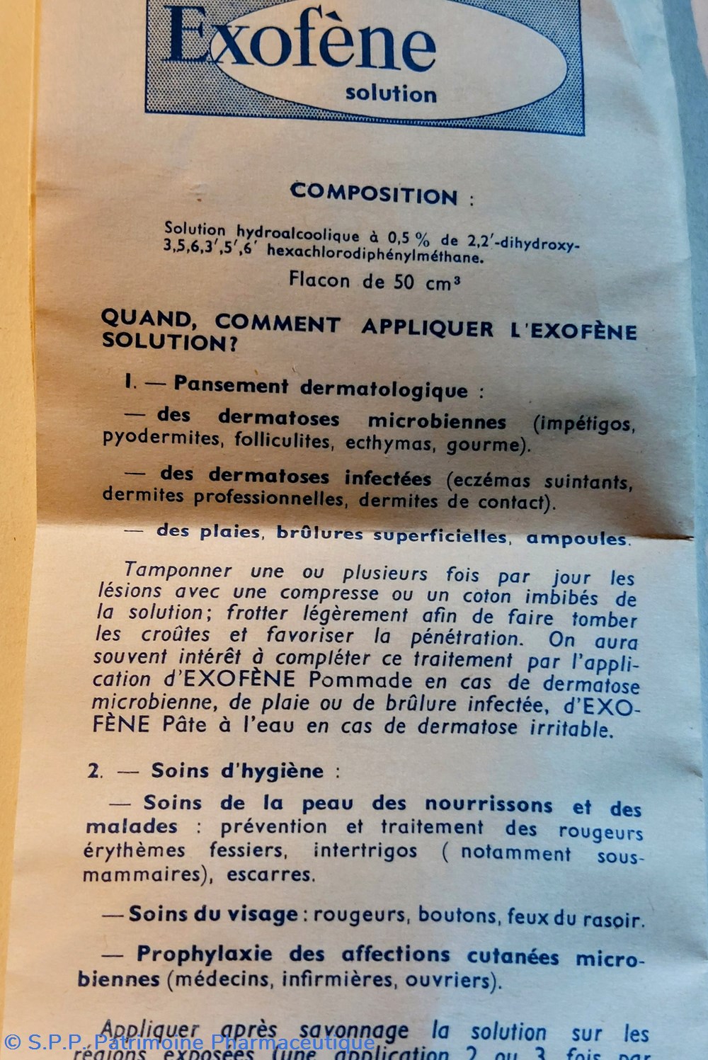 science pharmacie exofene solution flacon 50 cm3 midy