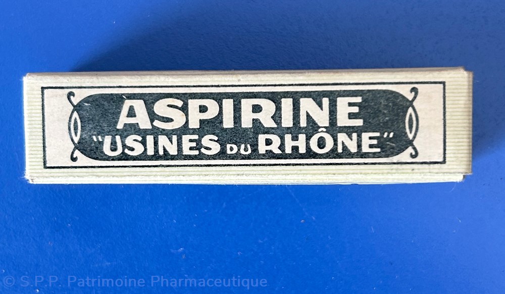 ASPIRINE "USINES du RHÔNE" Comprimés science pharmacie aspirine usines du rhone comprimes