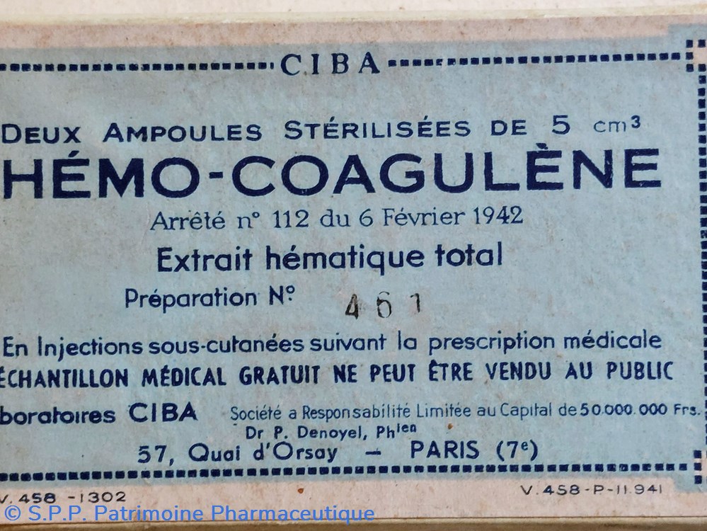 science pharmacie hemo coagulene 2 ampoules de 5 cm3
