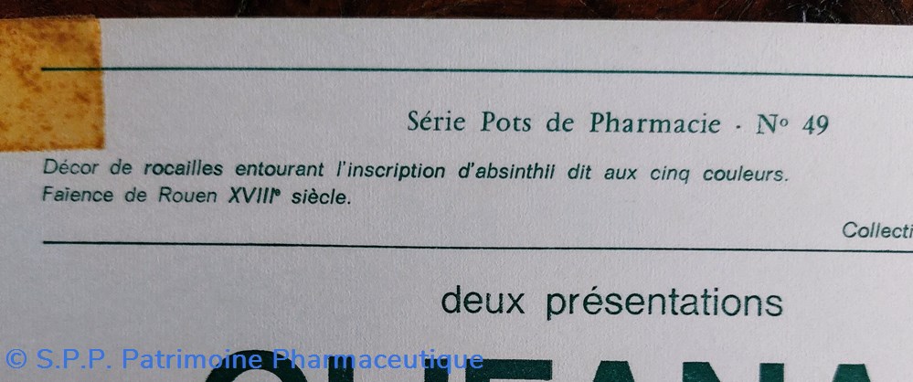 science roussel n 49 bouteille de pharmacie rouen xviii