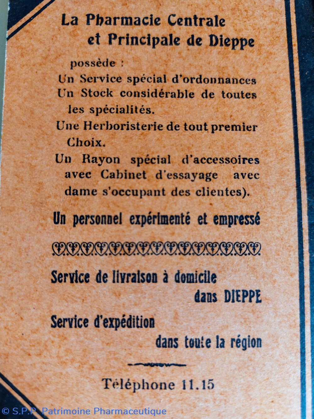 Carnet Pharmacie Centrale et principale Dieppe 3 objets publicitaires carnet pharmacie centrale et principale dieppe