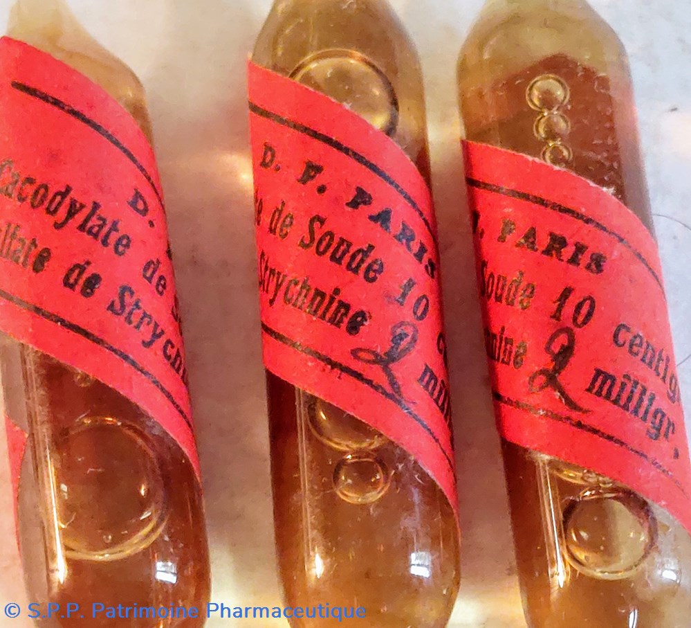science pharmacie cacodylate de soude sulfate de strychnine