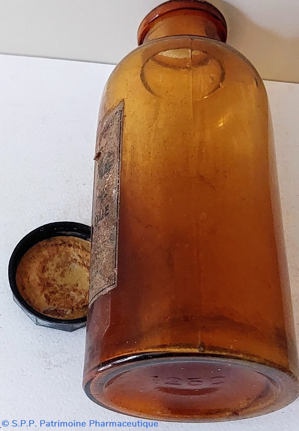 Flacon en verre ambré ACIDE GA... QUE 7 science pharmacie flacon en verre ambre acide ga que