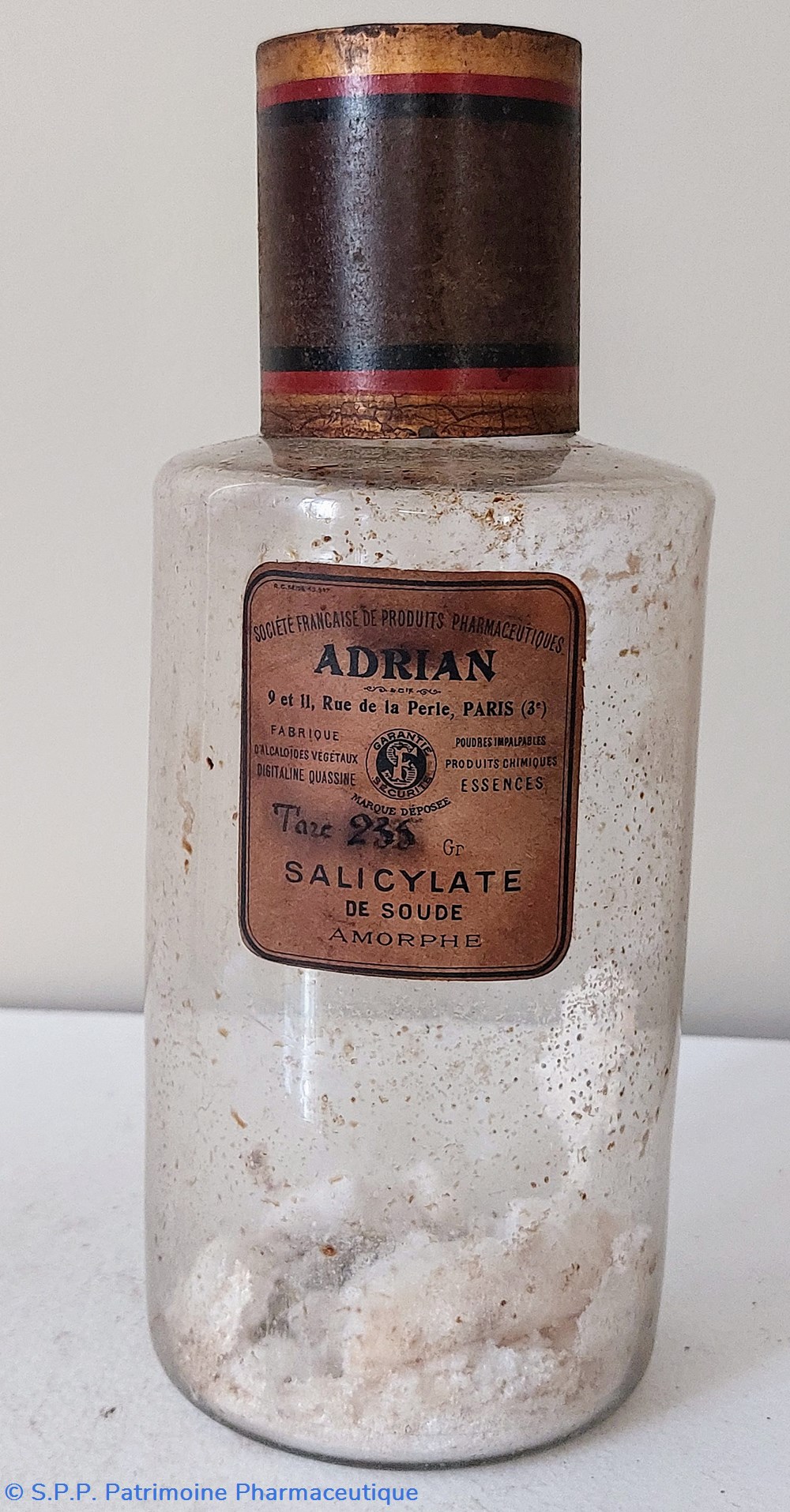 science pharmacie salicylate de soude amorphe flacon